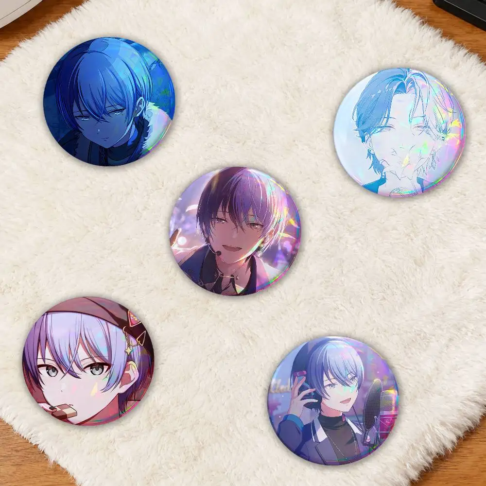 AoY-agi ToY-a Round Brooch Badge Jewelry Pins Gifts For Friends Bag Hat Shirt Decor