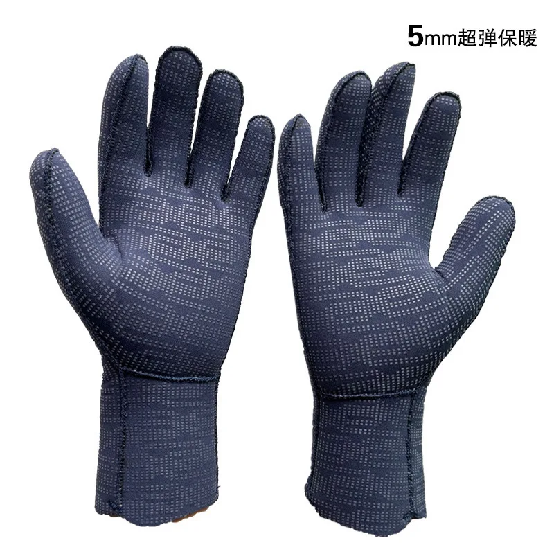 3-5mmDiving Mittens Super ElasticCR Warming cloth Non-Slip Wear-Resistant Fishing Diving Gloves Diving Mittens