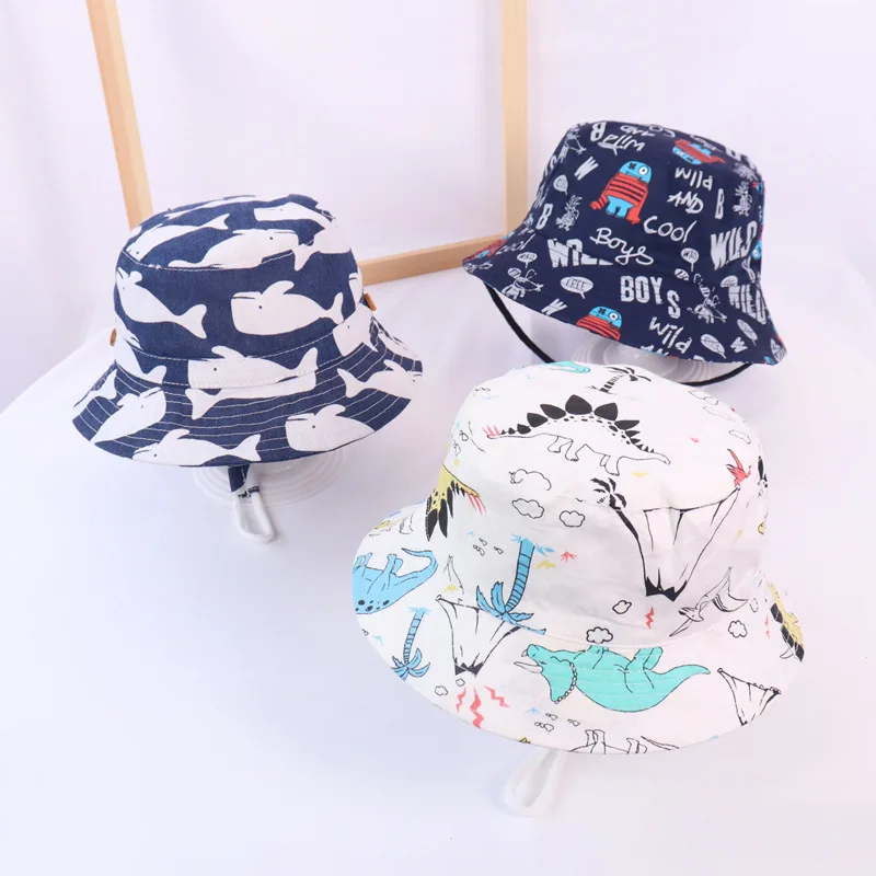 

Children Bucket Hats Panama Summer Baby Girls Hat Boys Fisherman Cap Zoo Beach Swim Safari Bucket Toddler Baby Beach Sun Cap