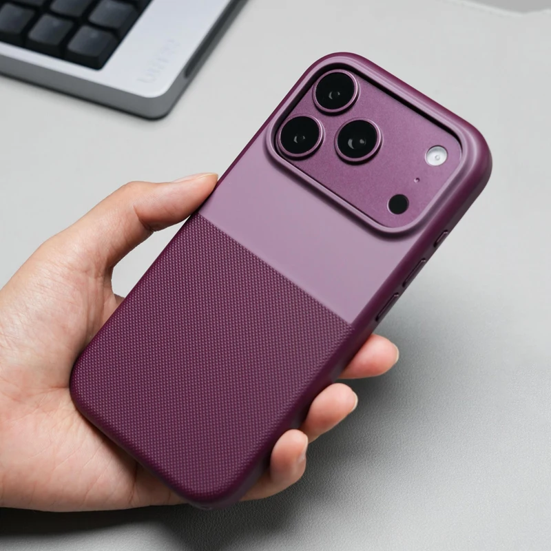 Luxury Dot Matrix Matte Original Magnetic Case for iPhone 18Pro 17Pro 17Pro Max For Magsafe Camera Control Button Hard Cover