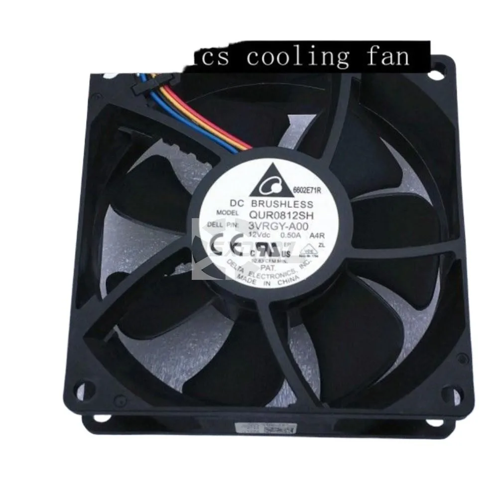 for Delta QUR0812SH 80mm X 25mm DC 12V 0.5A PWM Cooling Fan 800-4400 RPM Servers, Industrial & Telecom Applications