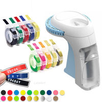 Fimax Labeling Machine for DYMO 12965 Manual Labeller Printer or 3D 9mm Embossing Label Tape for Dymo Tape Embossing Label Maker