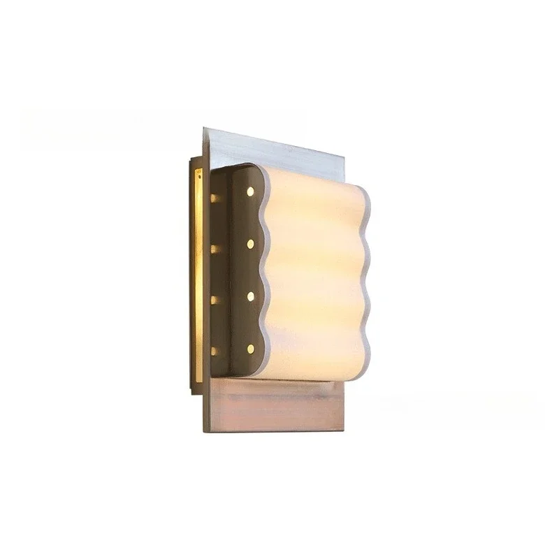 

Medieval lamp French retro living room master bedroom bedside wall lamp