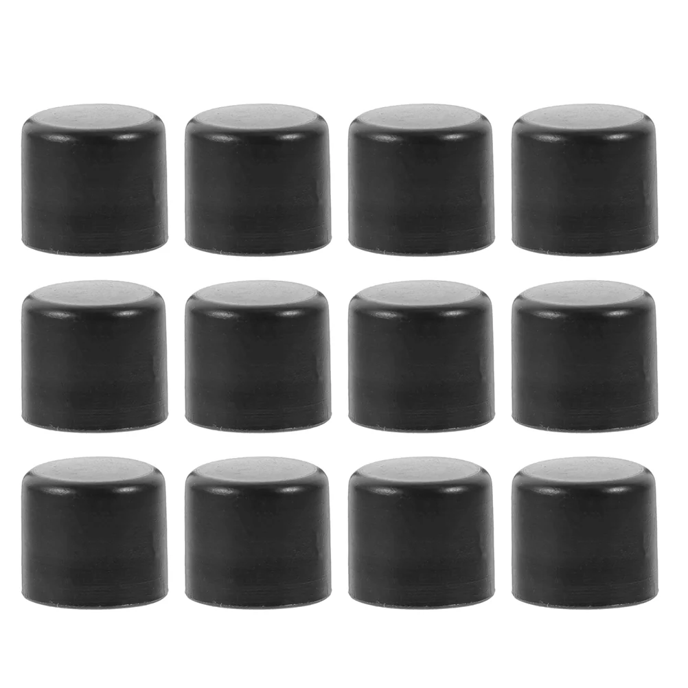 12 Pcs Foosball Pole Cap Machine Plug Football Table Parts End Caps Replacement Tip Component Accessories