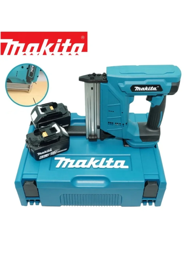 Makita DFN350 Original Akku-Dünnlöt-Nagler, leicht und kompakt, für 15-30mm Nägel, ideal für Zier- und Abschlusstarbeiten, 18V 6Ah Akku