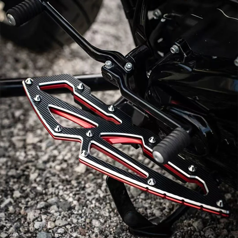 

GASHOO Motorcycle Accessories Rider Passenger Pedal Aluminum New Retrofit/Upgrade Fit Touring FL Softail Modified Back Foot Rest