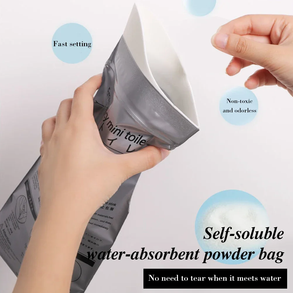 Travel Mini Mobile Toilet Portable Urine Bag Outdoor Emergency Urinate Bags 700ml Disposable Vomiting Bag for Baby Women Men