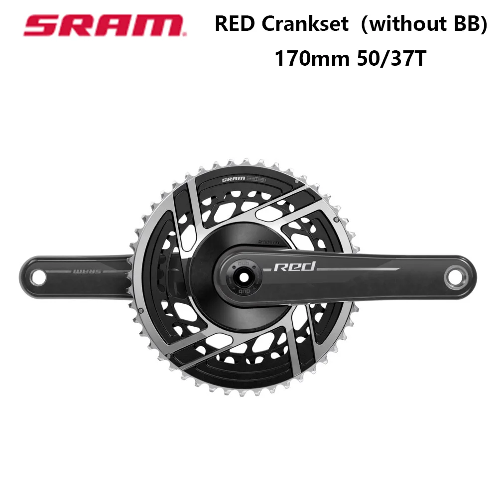 

SRAM RED Crankset FC-RED-E1 2x12S Mountain Bike Crankset 170mm 50/37t 8-Bolt Direct Mount