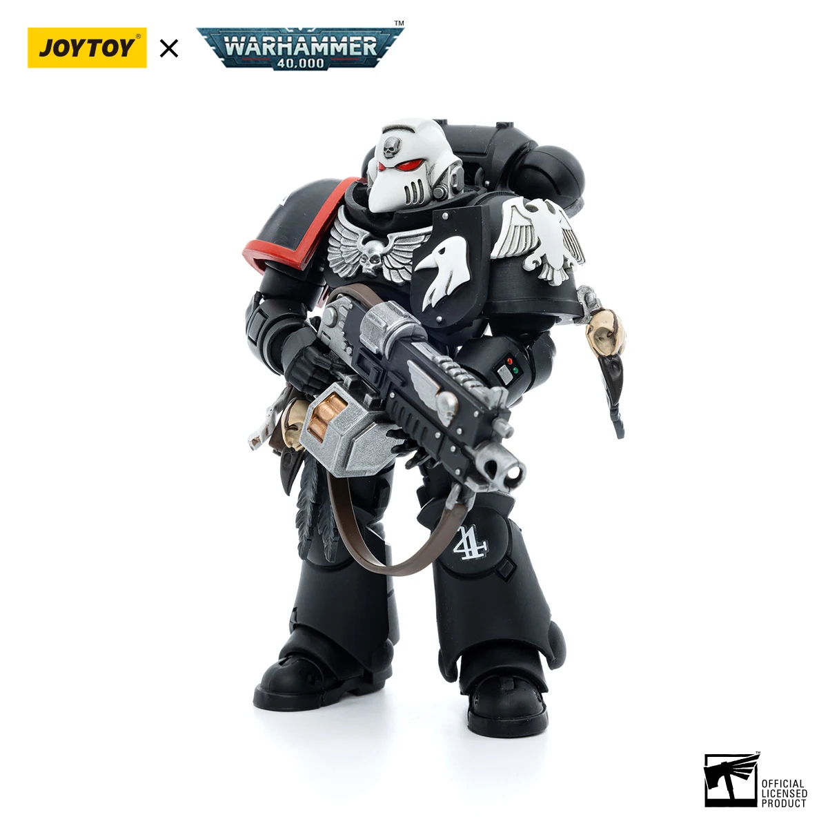 

[IN STOCK] JOYTOY Warhammer 40k 1/18 Action Figure Raven Guard Intercessors Sergeant Rychas Anime Military Model Toys