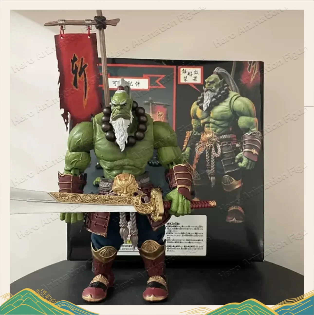 

21cm World Of Warcraft Orc Figure Blade Master Figure World Of Warcraft Guardian Of The Horde Model Collection Decora Toys Gifts