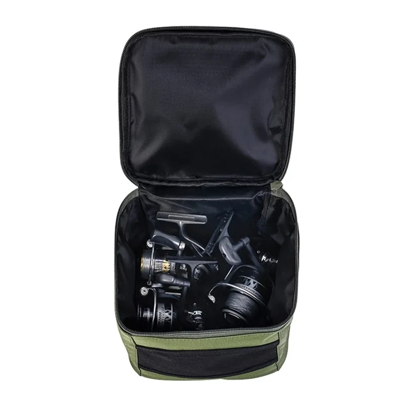 Square Fishing Reel Tackle  Baitcasting Reel Handbag Reel  Hard  Shell Smooth Inner Lure Bait Carrying