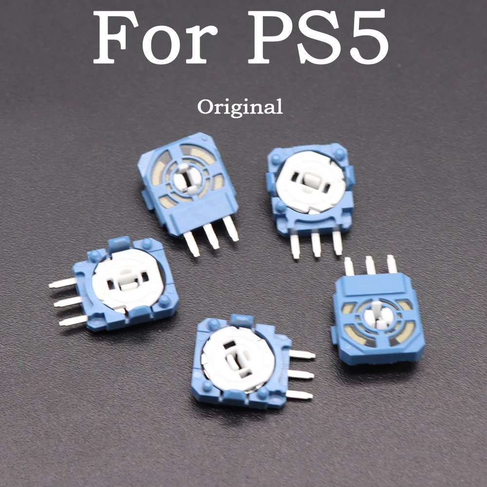 오리지널 ALPS 조이스틱 2K3 옴 포텐셔미터 PS5 컨트롤러 교체 수리 부품 3D 아날로그 스틱 드리프트 수리 키트 - 블루