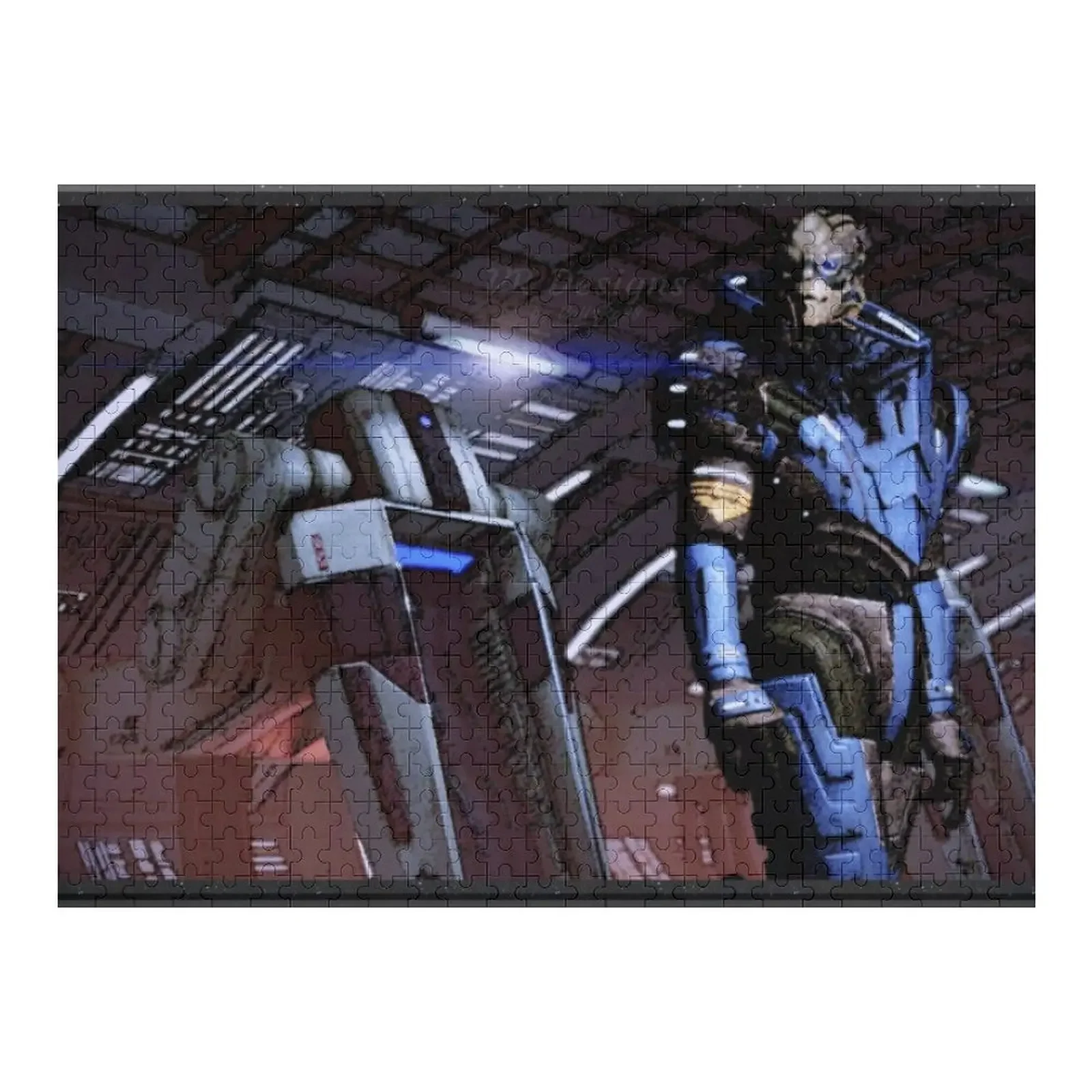 

Mass Effect: Garrus Vakarian Digital Painting Jigsaw Puzzle Personalized Toys Wood Adults Personalized Child Gift Puzzle