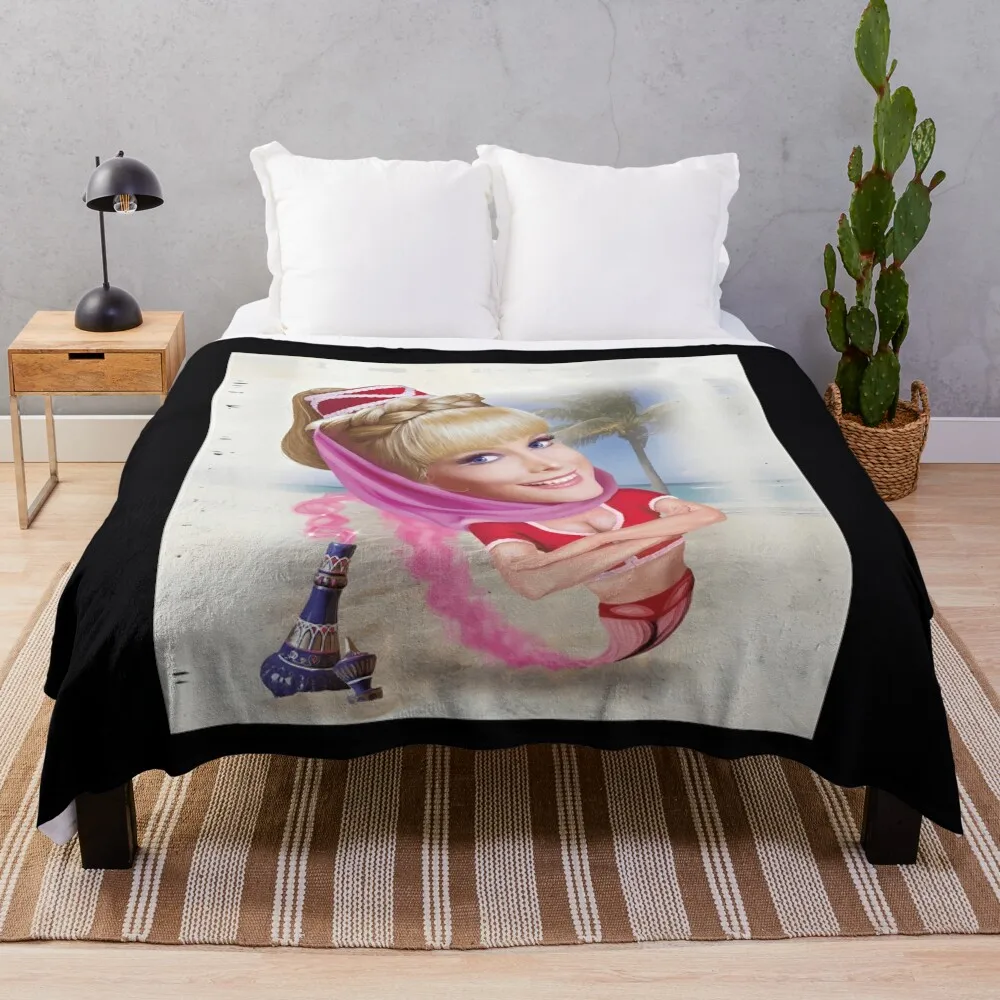 

I dream of Jeannie 2\t Throw Blanket Furry Baby warm winter Cute Blankets