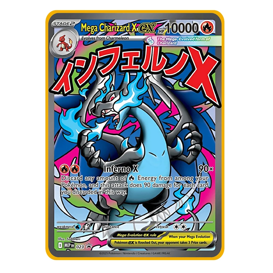 2026 NIEUWE Pokémon Metalen Kaart 10000 Punten Arceus Charizard Superkaart Gouden Engelse Mewtwo Vmax GX EX Anime Collectiekaart Cadeau