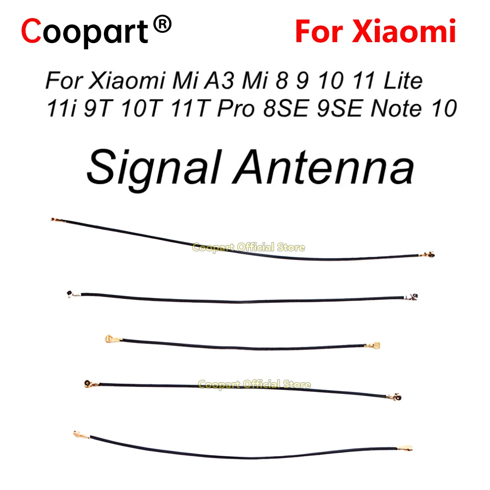 Antena sygnałowa Wi-Fi dla Xiaomi Mi A3 Mi 8 9 10 11 Lite 11i 9T 10T 11T Pro 8SE 9SE Note 10 Złącza anteny koncentrycznej Elastyczny kabel