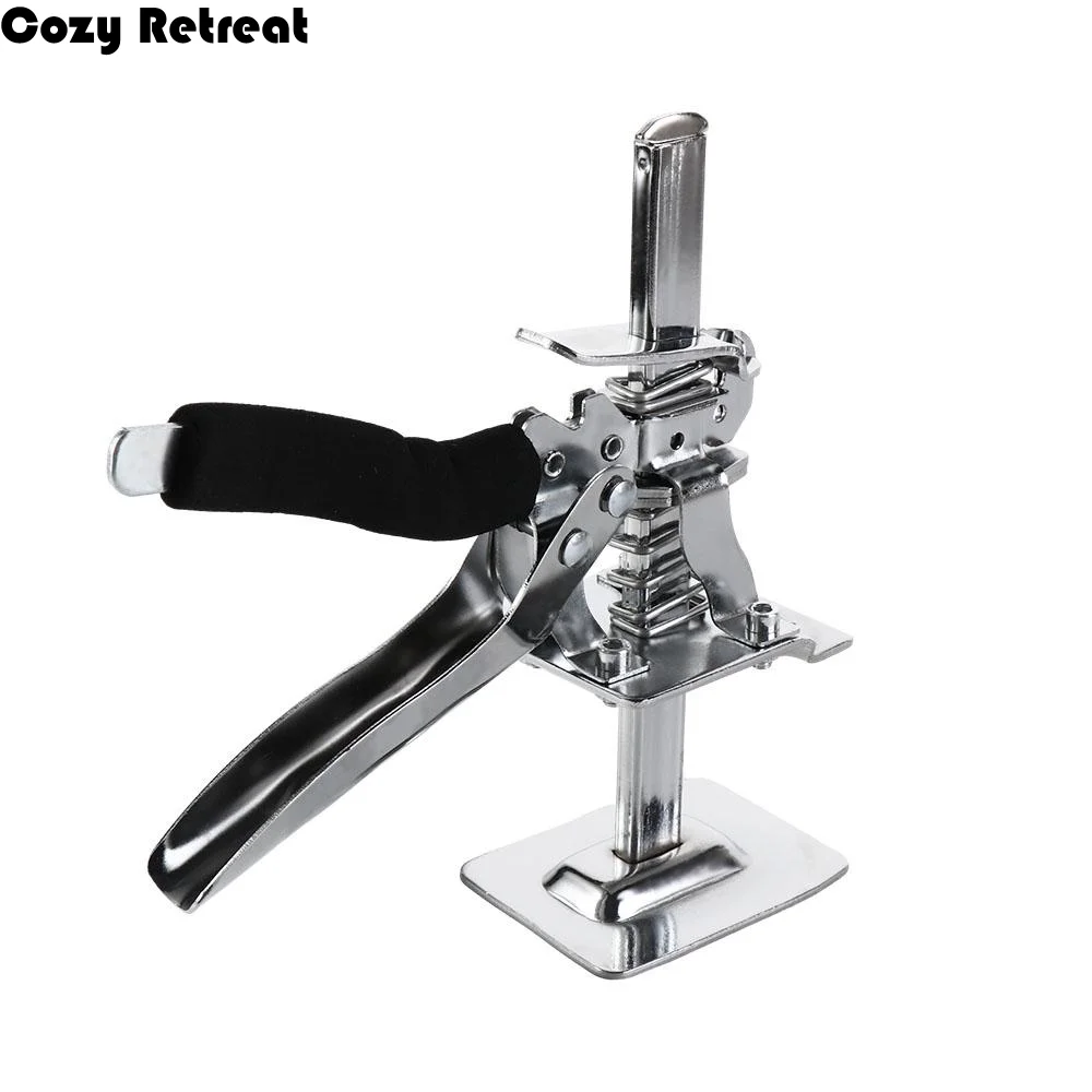 

Стальной регулятор высоты плитки, трудосберегающий прецизионный домкрат-подъемник с рукояткой в пенопластовой оплетке, профессиональный домкрат для шкафов