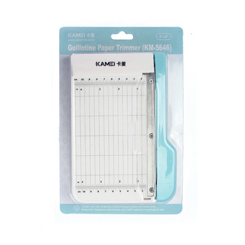 Paper Cutter Paper Trimmer 4x6 Inch Portable Photo Paper Guillotine Built-In Ruler Office Stationery Cutting Portable Machine
