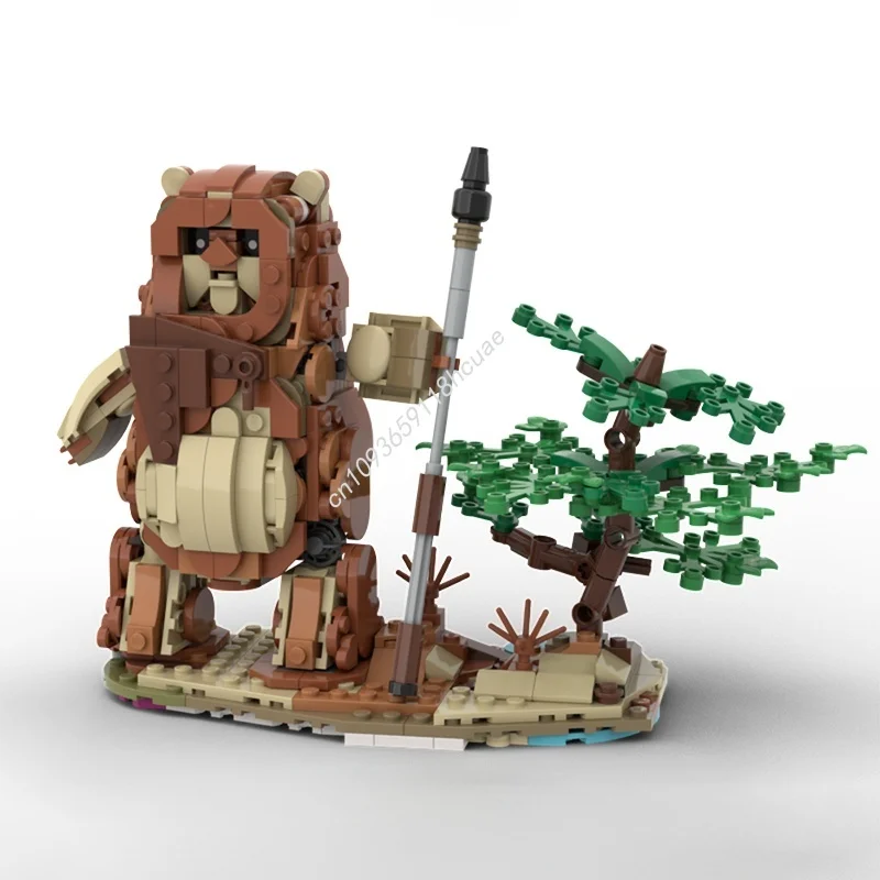 

534 шт. MOC Ewok Creator 3 1ed модель строительные блоки игрушка строительство сборка образование рождественские подарки кирпич детский день рождения