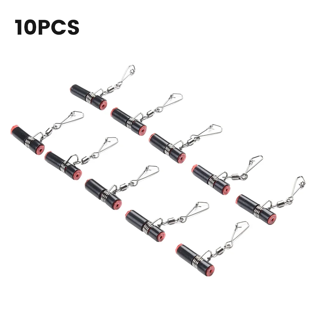 

New Replacement Durable Fishing Fishing Sinker Sliders Sinker Slides 10pcs Balance Line Stainless Steel+Plastic