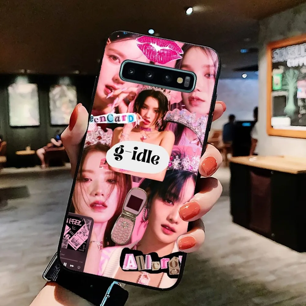 Kpop G-GIDLE I FEEL Beautiful Phone Case For Samsung S 9 10 20 21 22 23 30 23plus lite Ultra FE S10lite Fundas