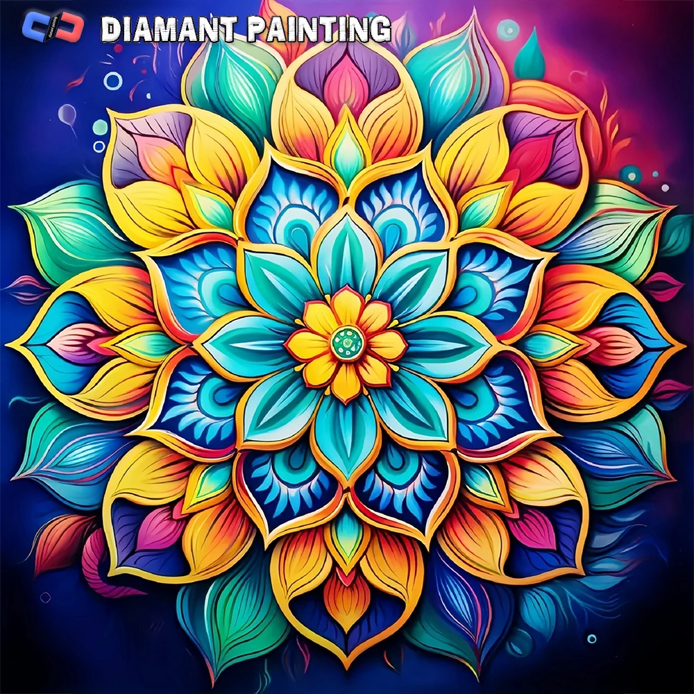 

Nabi Алмазная картина Мандала Вышивка Картина Акриловый цветок Вышивка крестиком Мозаика Полный квадратный круглый Настенный декор