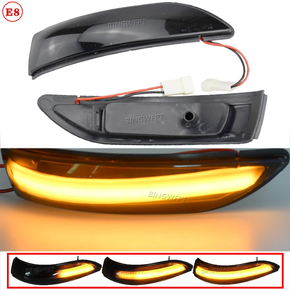 2PCS For Mercedes Benz A B Class W169 A160 W245 2004-2008 Prefacelift  LED Dynamic Side Mirror Indicator Sequential Light