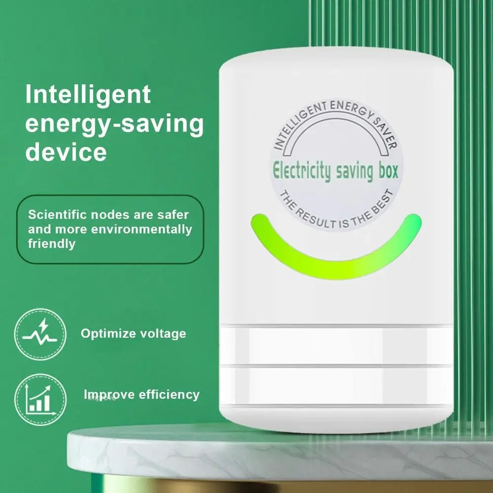 US/EU/UK Adapter Electricity Saving Box Power Save Stable Performance Electric Energy Saver Smart Saver Cost Reducing