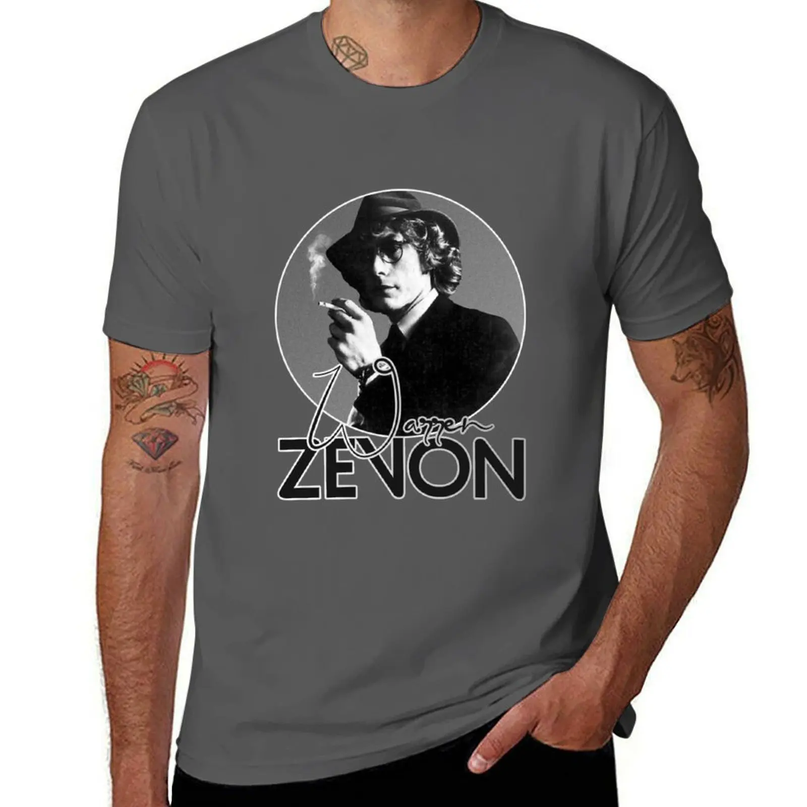 

Warren Zevon T-Shirt Industrial Work Tee Shirt