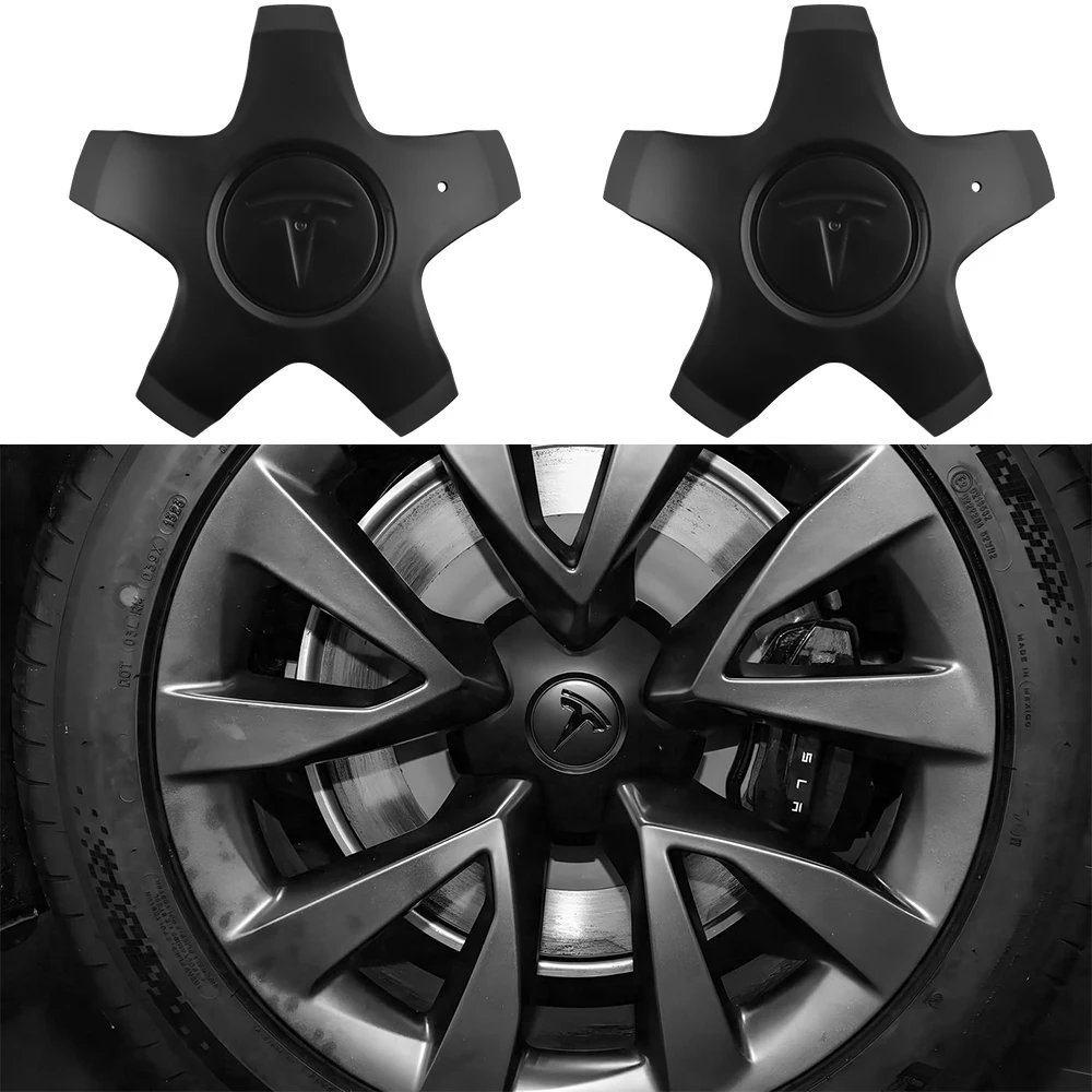 

1420238-00-A 4pcs Car Wheel Center Caps Hub Covers Decoration Accessories Styling For Tesla Model X 20 Inch Wheels 2016 to 2021