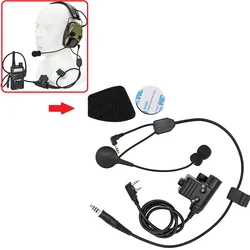 Y-line-Kit de auriculares tácticos para establecer comunicación, para las orejeras electrónicas, MSA SORDIN IPSC, ZOHAN EM054