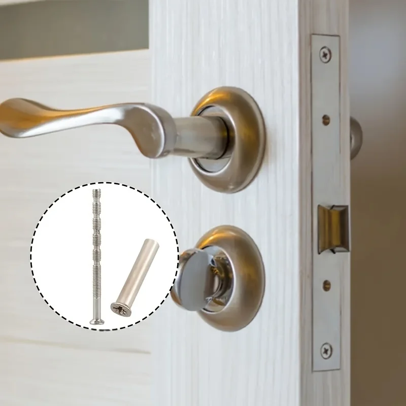 

Никелированные винты с бамбуковой головкой M4, 10 шт. — устойчивые к ржавчине железные крепления для дверных замков, ручек шкафа, ящиков и отверстий для замков