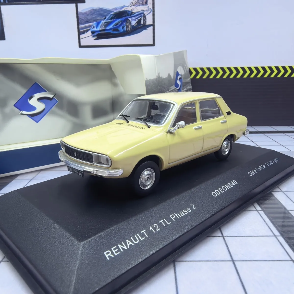 Solido 1:43 Renault 12 Tl Phase 2 Diecast Model No Transparent Box