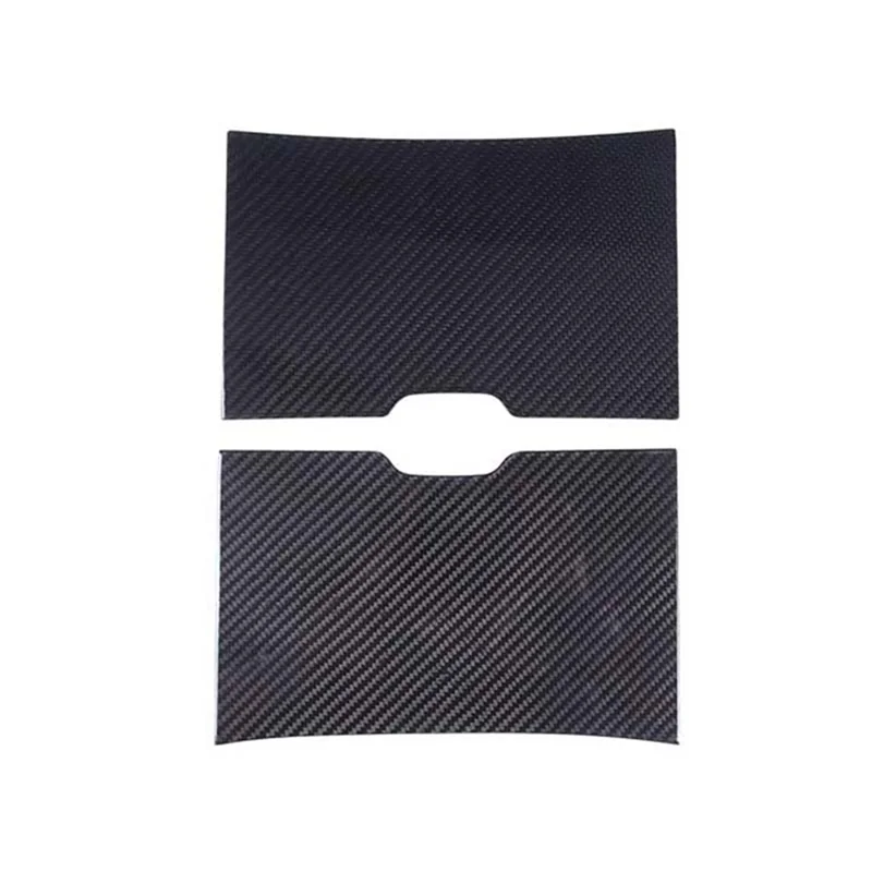 For 2023 Dry Carbon Fiber Central Control Water Cup Holder Panel Cover Trim Car Accessories