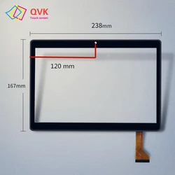 10.1 inch MJK-1119 touch screen P/N CH-10114A5J-S10 CH-10114A5 J-S10 ZS Tablet PC capacitive touch screen digitizer MJK-1465-FPC