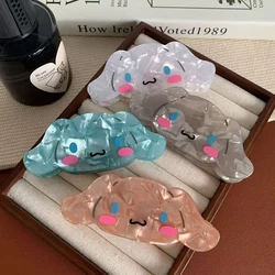 1pc super cute cartoon dog scratch clip, cartoon animal acrylic hairpin, back of the head hair shark clip hair ornament
