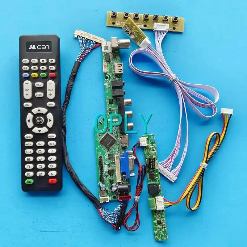 Imagem -01 - Placa Analógica da Movimentação da Matriz do Monitor da Tevê para Lm220we5 Ltm220mt12 M220z3 1680*1050 Kit 22 Lvds 30 Pinos Hdmi-compatível Vga av Usb rf placa analogica da movimentacao da matriz do monitor da teve para lm220we5 ltm220mt12 m220z3 16801050 kit 22 lvds 30 pinos hdmi compativel vga av usb rf 01