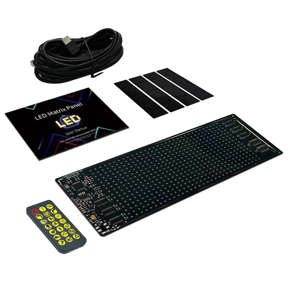 

APP Control LED Matrix Panel Super Bright Flexible LED Car Sign (92x374MM)