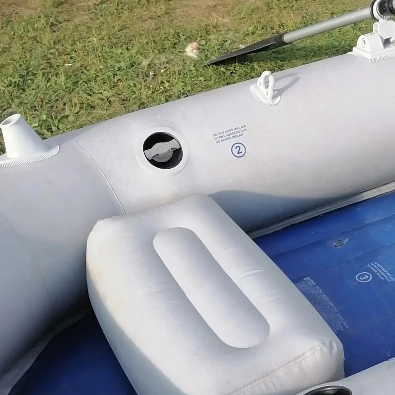 

2Pcs Kayak Durable Leak Proof Air Cap Portable Use for Inflatable Boat Accessories Adapter Cover Adapter