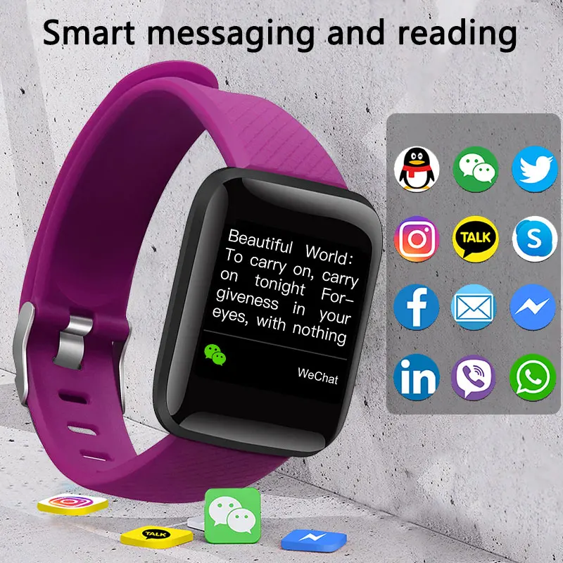 Fitness Kids Smart Watch Children Smartwatch for Girls Boys Smart Clock Students Waterproof Fitness Tracker Digital Smart-Watch