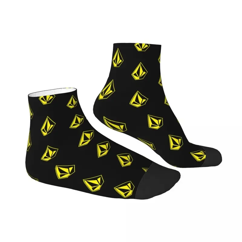 Y2K Volcom Logo Harajuku Super Soft Stockings All Season Socks Accessories For Man'S Woman'S Christmas Gifts