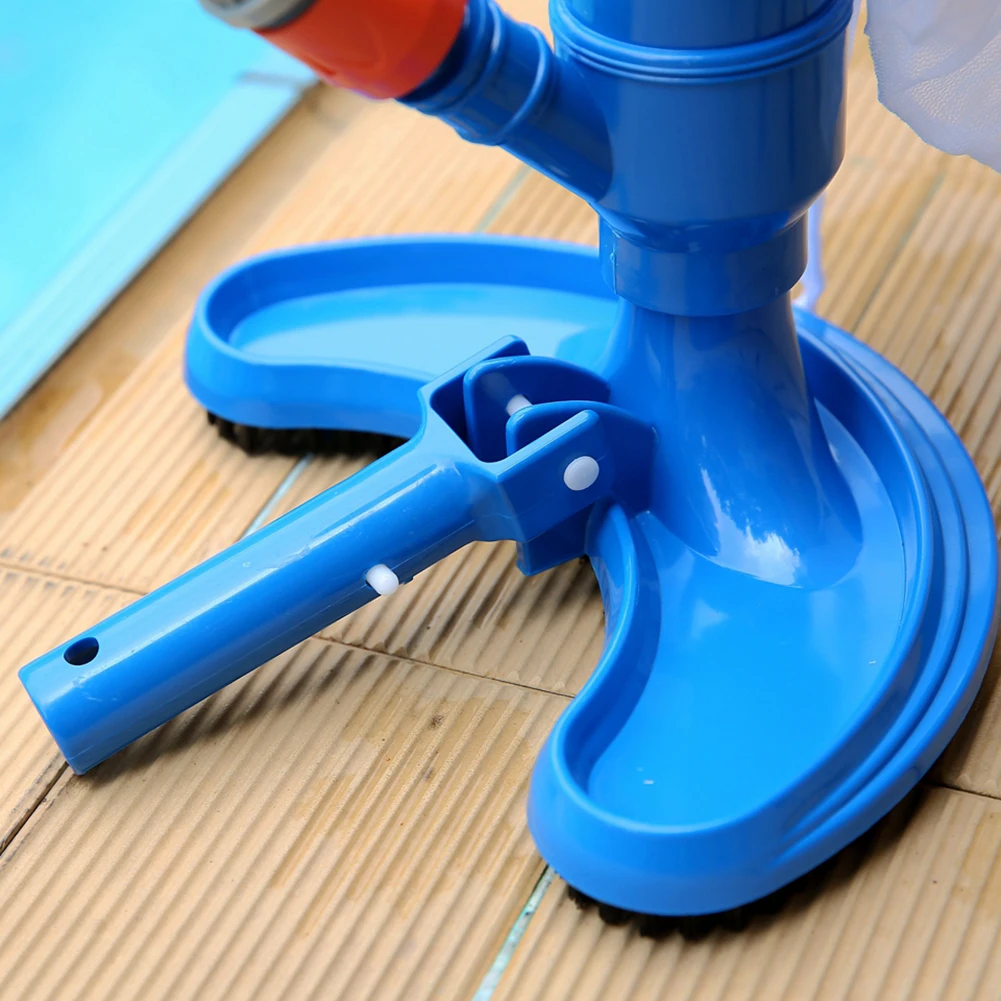 Professional Swimming Pool Vacuum Cleaner with Brush Multipurpose Pool Vacuum Cleaning Kit Lightweight EU Plug for Pond Fountain