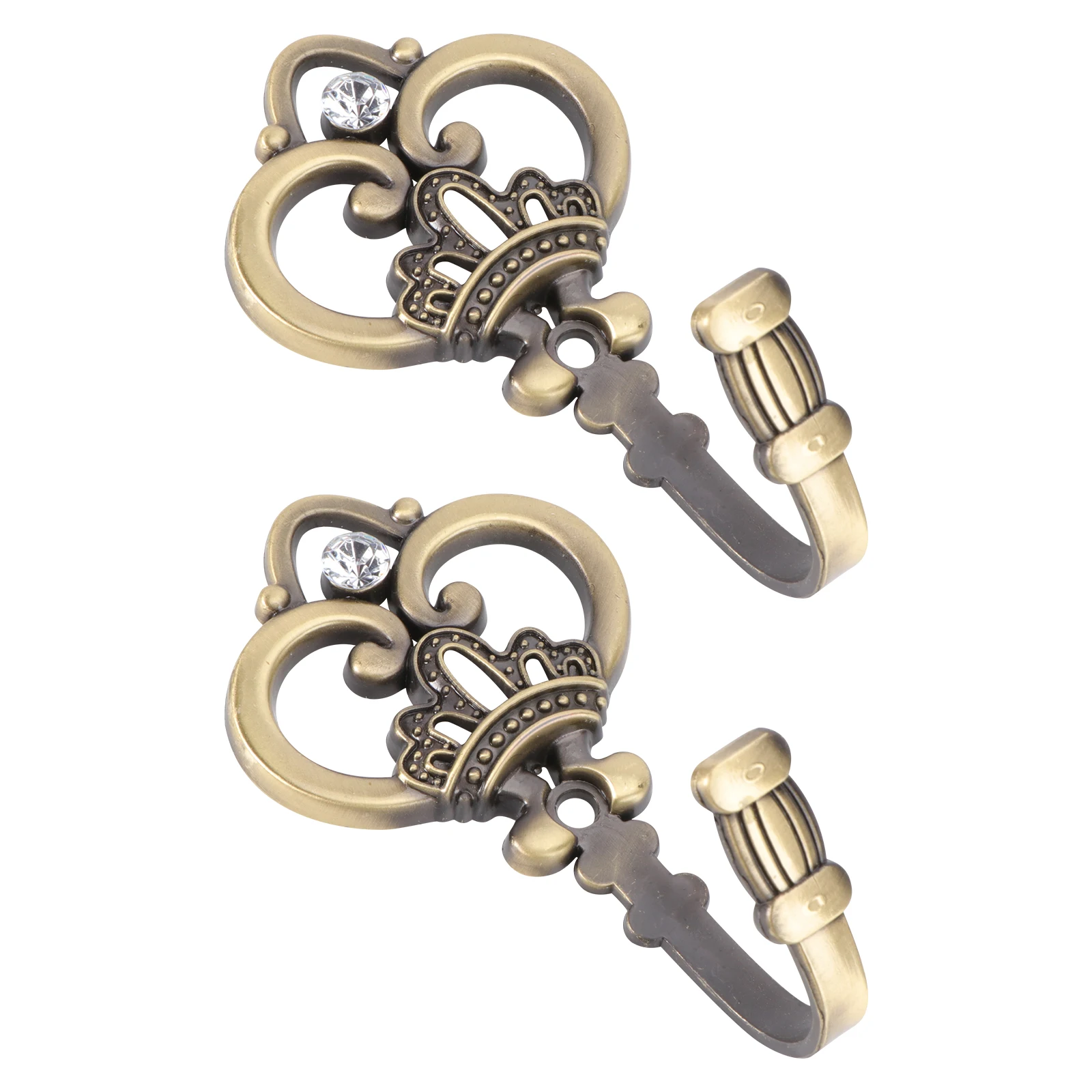 

Zinc Alloy Wall Hooks Firm Simple European Style Home Decor 4 Colors Easy Installation Not Rust Not Fade