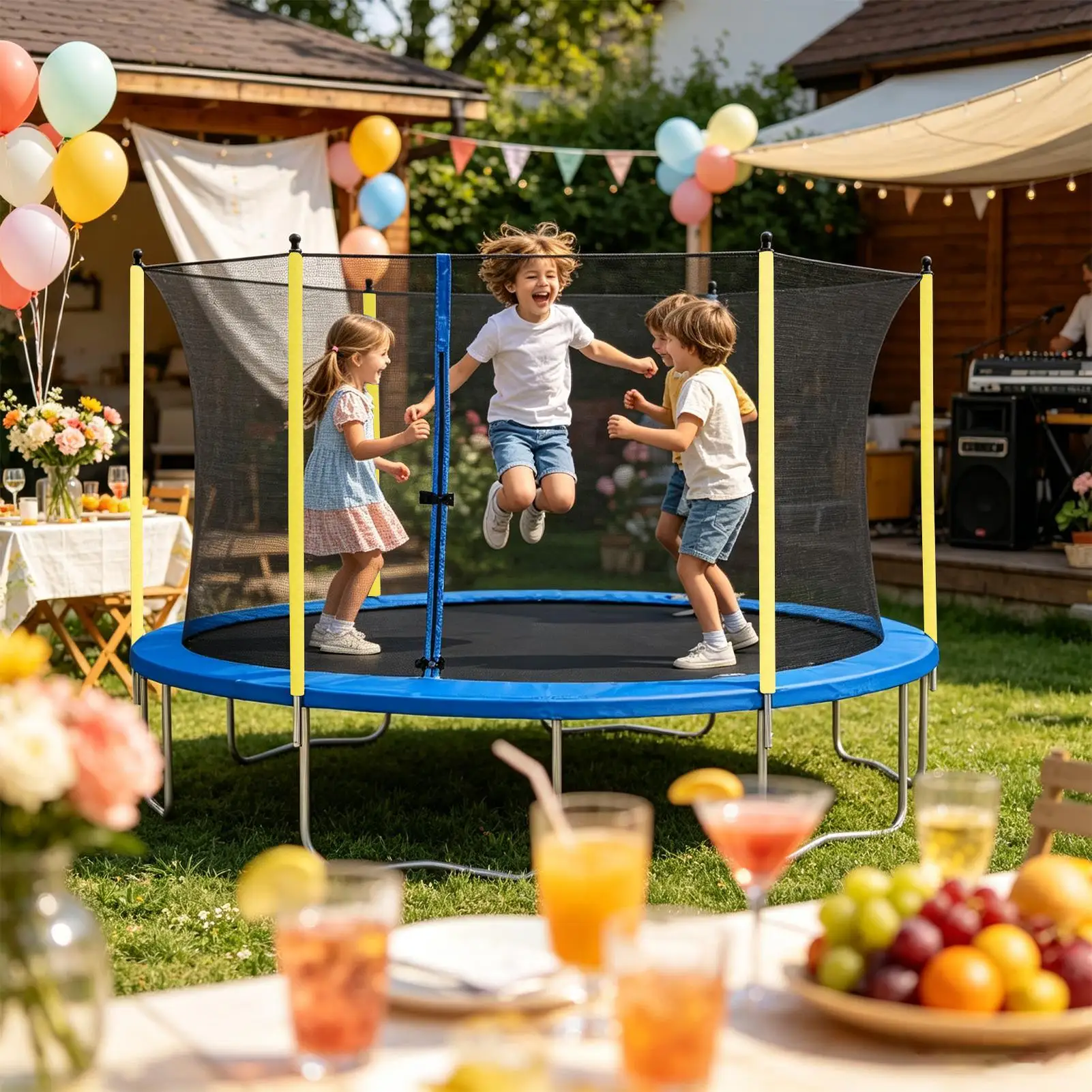 Trampoline Pole Covers Enclosure Replacement Protector Trampoline Poles Protection Cover Replacement For Kids Parents Daycare