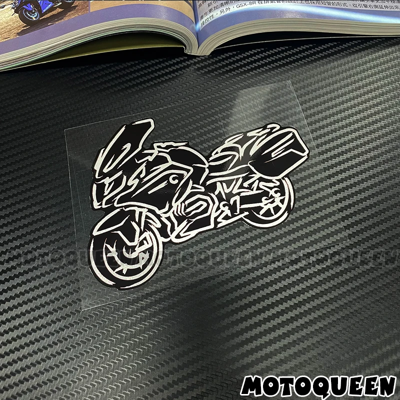 Motorcycle Emblem Tank Pad Body Side Fairing Wing Sticker Outline Draft Vinyl Motorbike Decal Stickers For R1200RT R1200 RT