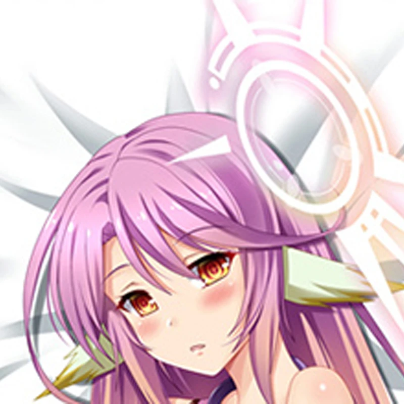 

Dakimakura Anime Pillow Case Jibril Double-sided Print Of Life-size Body Pillowcase Gifts