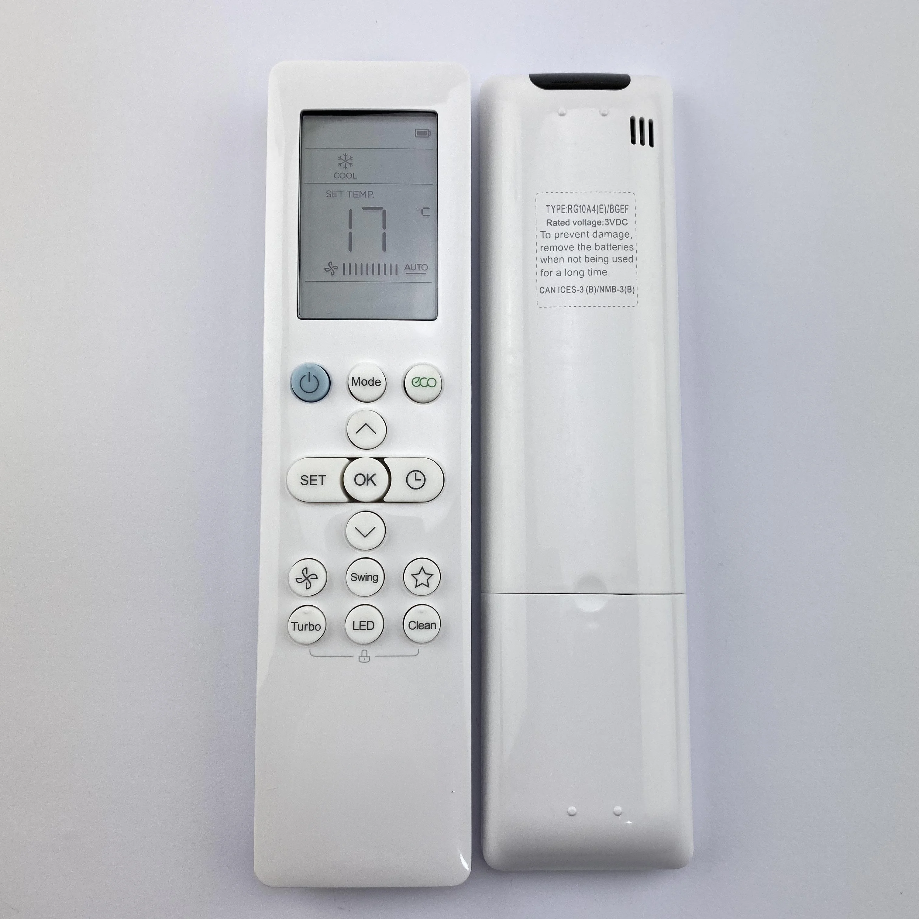 Original Remote Control RG10A4(E)/BGEF Compatible for SYINIX Midea Air Conditioner Infrared Remote Replacement Part
