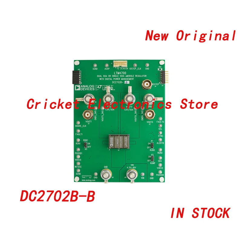 

DC2702B-B Dual 50A or Single 100A Module Regulator with Digital Power System Management