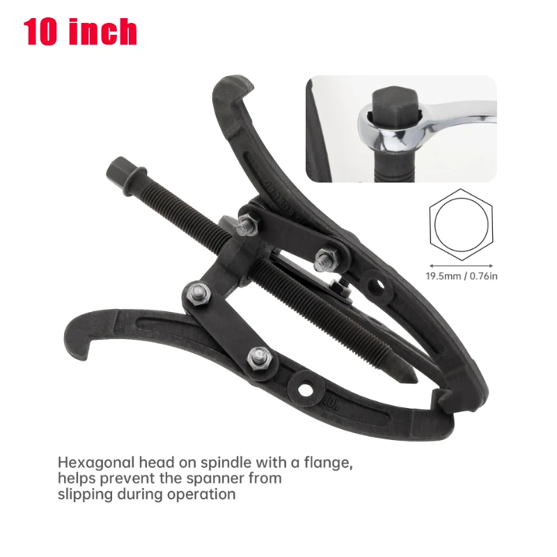 3/4/6/8/10Inch Bearing Puller 3 Claws Extractor Remove Bearing Car Repair Mechanical Tools Heavy Duty Motor Tech Gear Puller Set