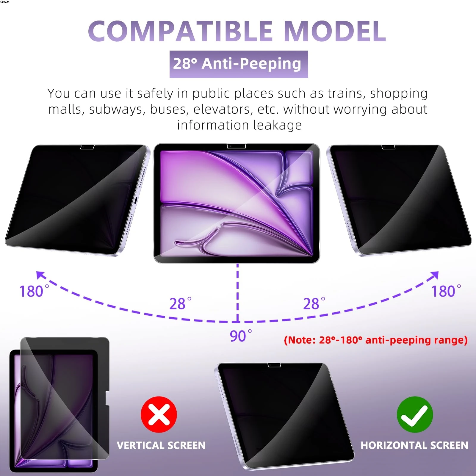 2 Way Privacy Anti-Spy Screen - Anti Blue Light Film ulasan dan harga